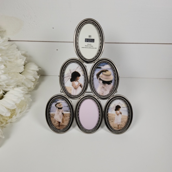 Burnes of Boston Revere 6 Oval Pewter Picture Frame - Classic Decorative Frames - Picture 8 of 8